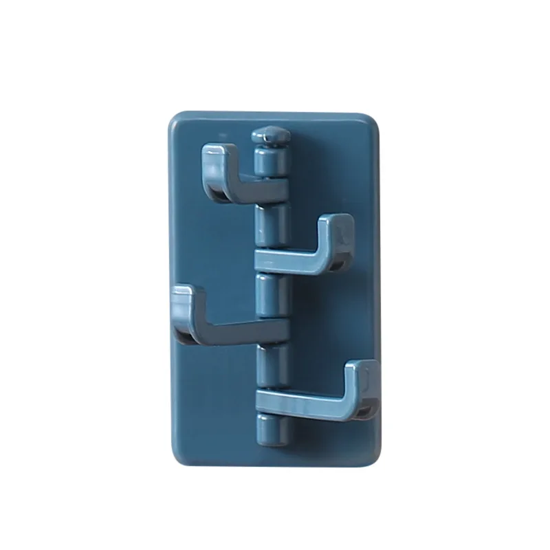 Вращающийся крючок без следов креативная простая настенная стойка для ванной и