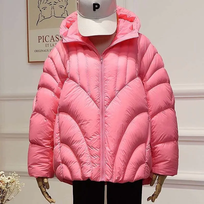 Однотонное свободное Женское пальто женская зимняя теплая куртка Паркер с