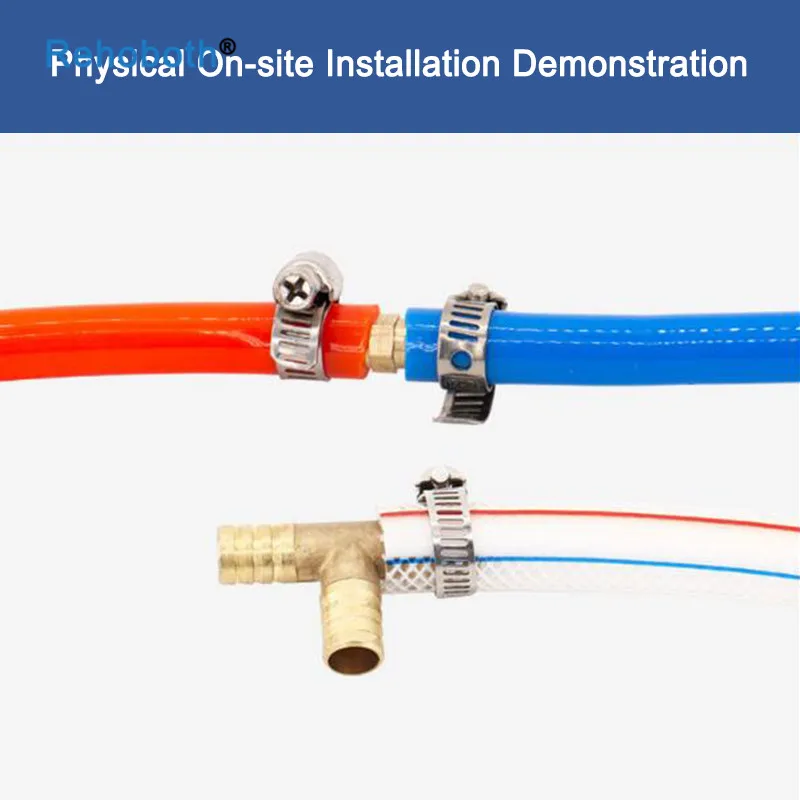 Газовая труба газовый водонагреватель пагода соединения елочка медь три