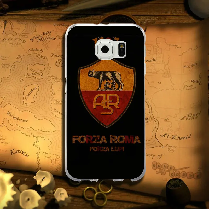 Image 4 Логотип Roma football для samsung Galaxy Note 2 3 5 8 9 S2 S3 S5 Mini S6 S7 S8 S9 S10 Edge Plus Lite чехол Мягкий ТПУ чехлы для телефонов - Цвет: Image 4