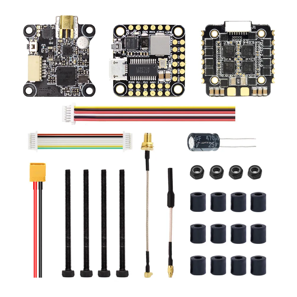 HGLRC FD435 VTX стек 20X20 с диагональю экрана 3 6S F4 мини игровые джойстики 35A BL32 4in1 ESC