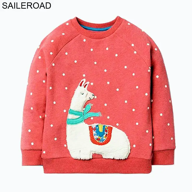 9027 same picture SAILEROAD толстовка с единорогом для девочек, одежда осенняя верхняя одежда с капюшоном для мальчиков от 2 до 7 лет Детские свитшоты - Цвет: 9027 same picture