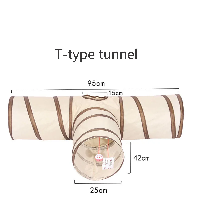 

Collapsible Cat Tunnel Tube Kitty Tunnel Bored Cat Pet Toys Peek Hole Toy Cat Puppy Kitty Kitten Rabbit pet products