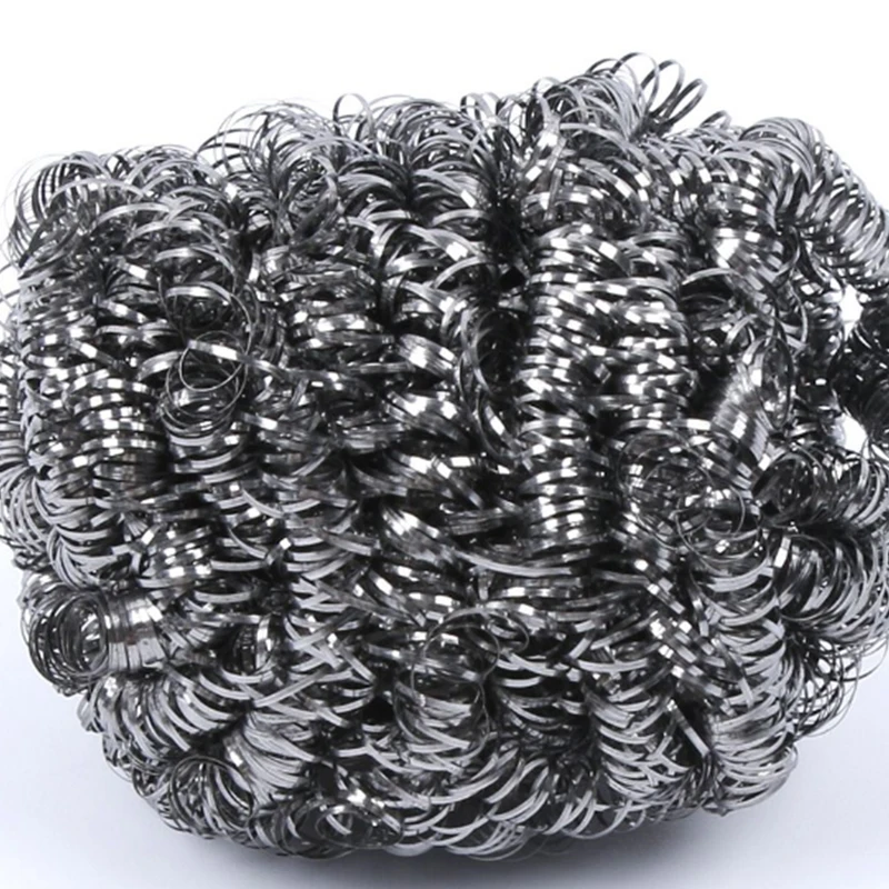 Нержавеющая сталь блюдо проволочная щетки для чистки шара Кухня горшок посуда