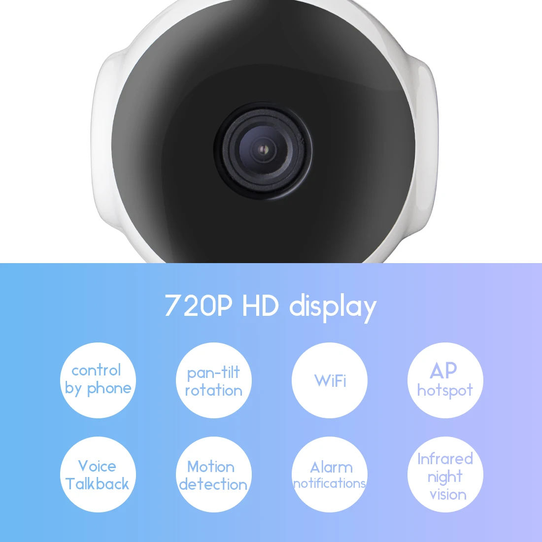 IP камера FREDI 720P для домашней системы безопасности МП Wi Fi беспроводная сетевая