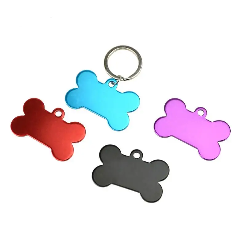 Miglior Cucciolo Mentale Tag Cane Di Animale Domestico Del Metallo Bianco Militare Pet Dog ID Tag Carta Di Lega Di Alluminio Esercito Tag Nessuna Catena LX9108