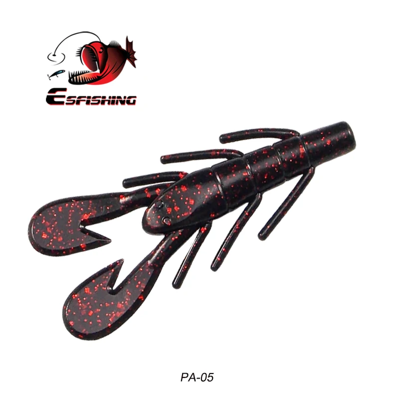 ESFISHING новая приманка для рыбалки Мягкая приманка Vibe Craw 8 шт. 85 мм 6 г рыболовные приманки воблер гольян Мягкая приманка для троллинга - Цвет: PA05