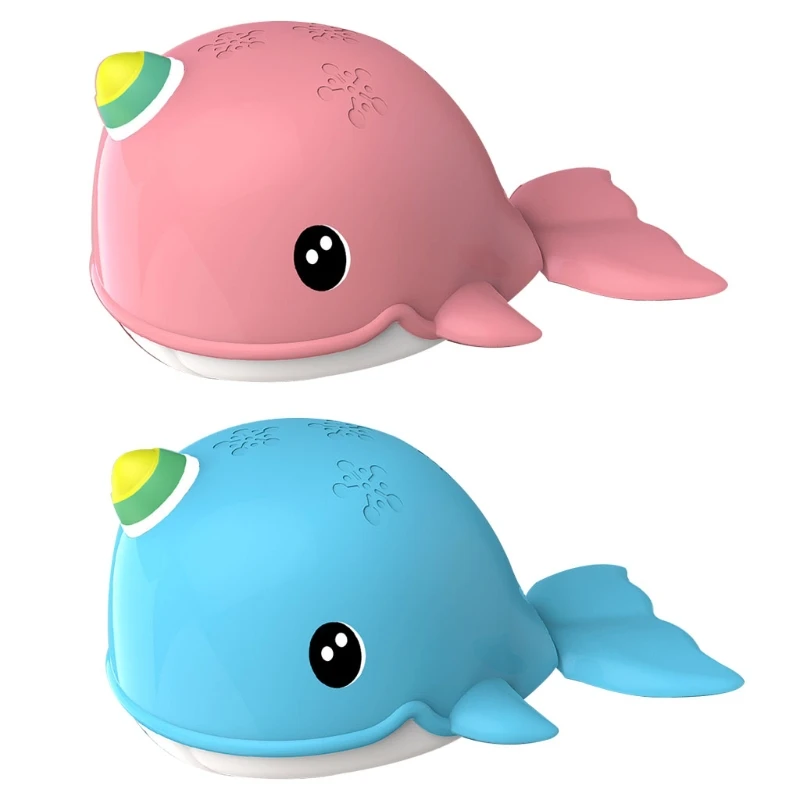 

Kids Baby Bath Toys Cartoon Clockwork Swimming Whale Lovely Children Toddlers Bathtub Shower Playing Small Fish Toy