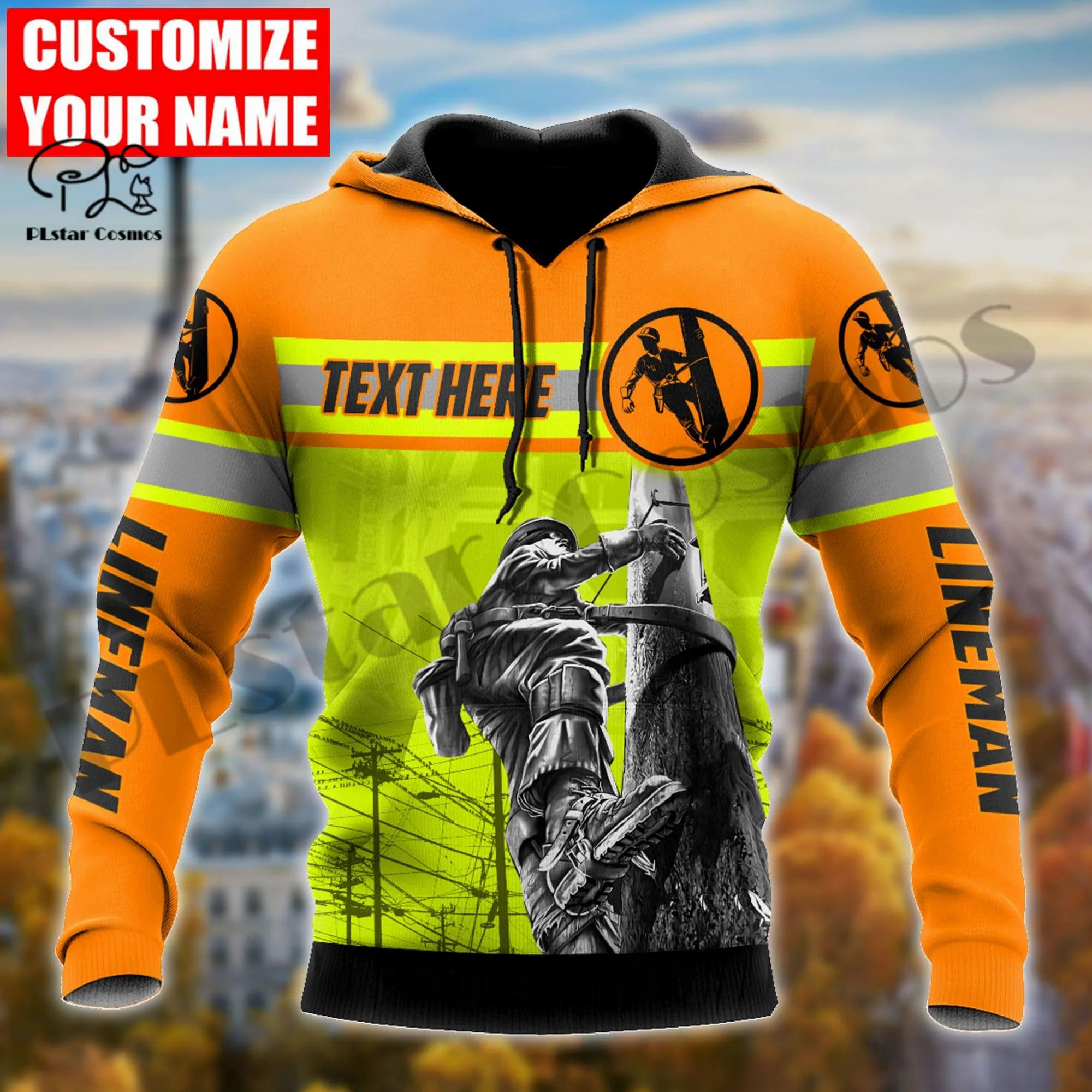 

Новинка, уличная одежда PLstar Cosmos 3 с принтом, уникальное имя линейного человека, хиджадзюку, забавные повседневные толстовки унисекс, свитшот на молнии