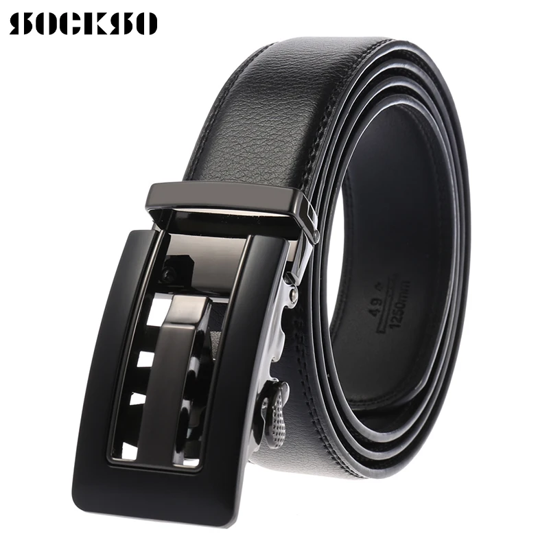 Ремень мужской из воловьей кожи с автоматической пряжкой 2020 | Аксессуары для