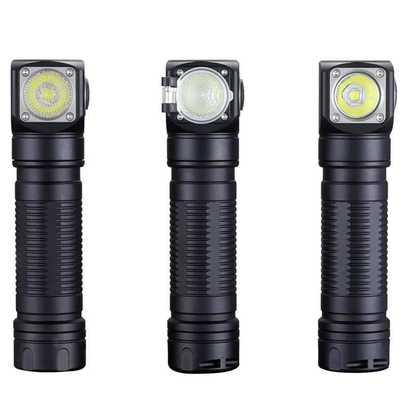 SKILHUNT H04 Series LED Flashlight CREE XM-L2 1200LM Headlamp, Magnetic Rechargeable Headlight by 18650 Battery for Running