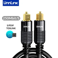 unnlink hifi 5 1 spdif fiber toslink optical cable audio for tv box ps4 speaker wire soundbar amplifier subwoofer