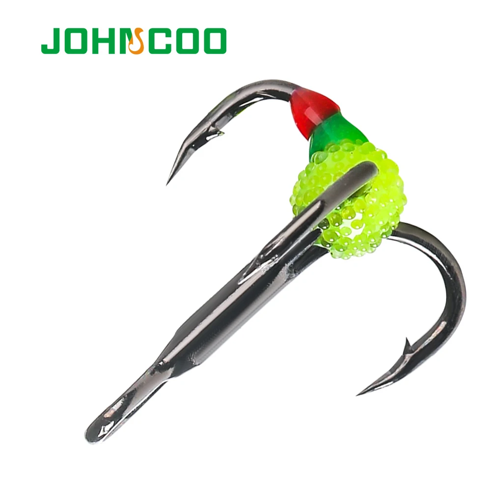 JOHNCOO 5 шт. бронзовых морских рыболовных крючков для зимней рыбалки 6 #8 #10 # с высоким