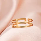 Skyrim 2022, кольца с крестом Иисуса для женщин, нержавеющая сталь, золотой цвет, Открытое кольцо на палец, христианские новые модные ювелирные изделия, вечерние, подарок