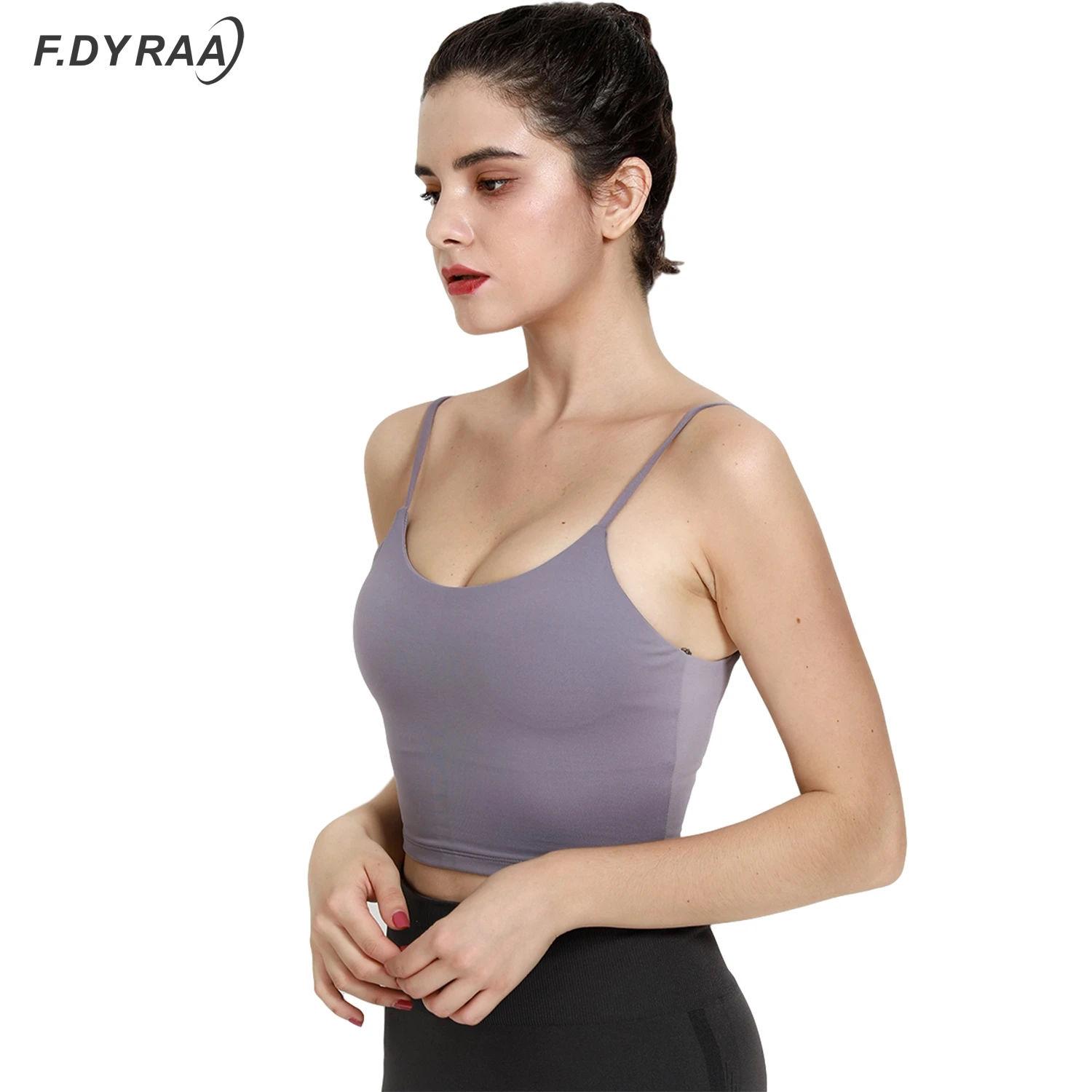 Women Sexy U Shape Sport Bra Breathable Running Crop Top Fitness Clothing Yoga Gym Padded Super Sports High Impact Tops | Спорт и