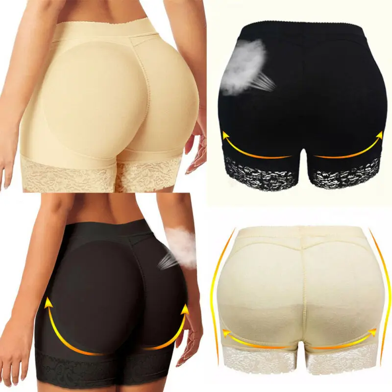 

Женские сексуальные трусики с подкладкой пуш-ап, нижнее белье, женское модное однотонное дышащее Корректирующее белье