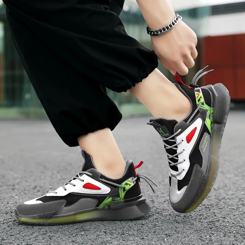 

Breathable mesh sports casual shoes jelly bottom old shoes fashion running shoes