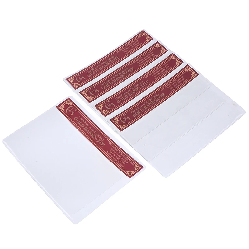 WR Коллекционная оправа для банкнот из золотой фольги пластиковый корпус защита