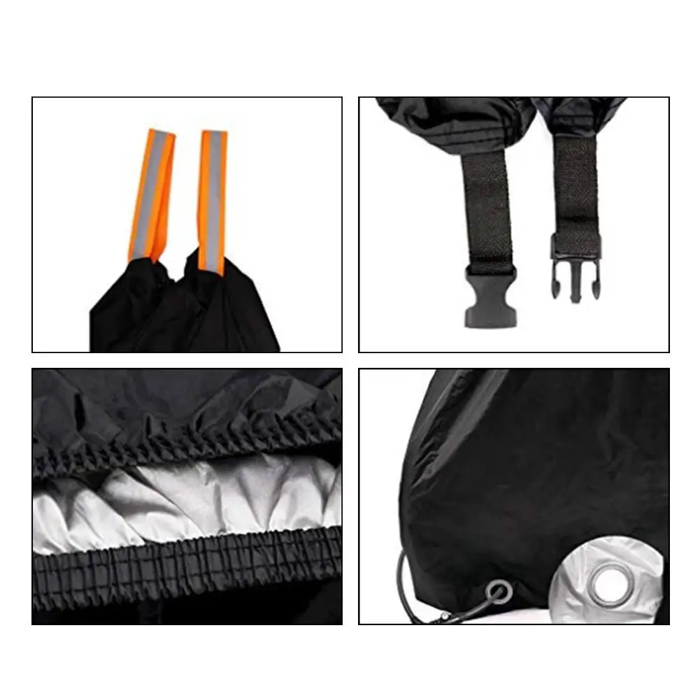 

Bicycle Bike Cover Waterproof Dustproof Sunscreen Rain Cover Reflective Strip Design UV Protector Dust Protector Dustproof Cover