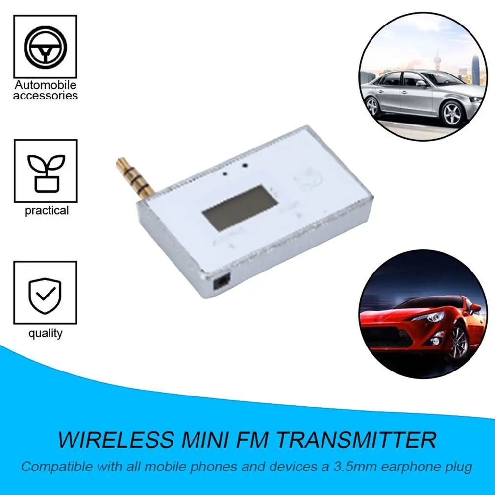 New Wireless Mini FM Transmitter Car MP3 Player Display Music Audio For Mobile Phones Tablet PC Receiver Hot Sale | Автомобили и