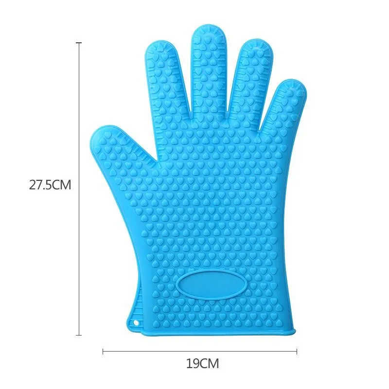 Перчатки для барбекю ERMAKOVA термостойкие перчатки гриля изолированные