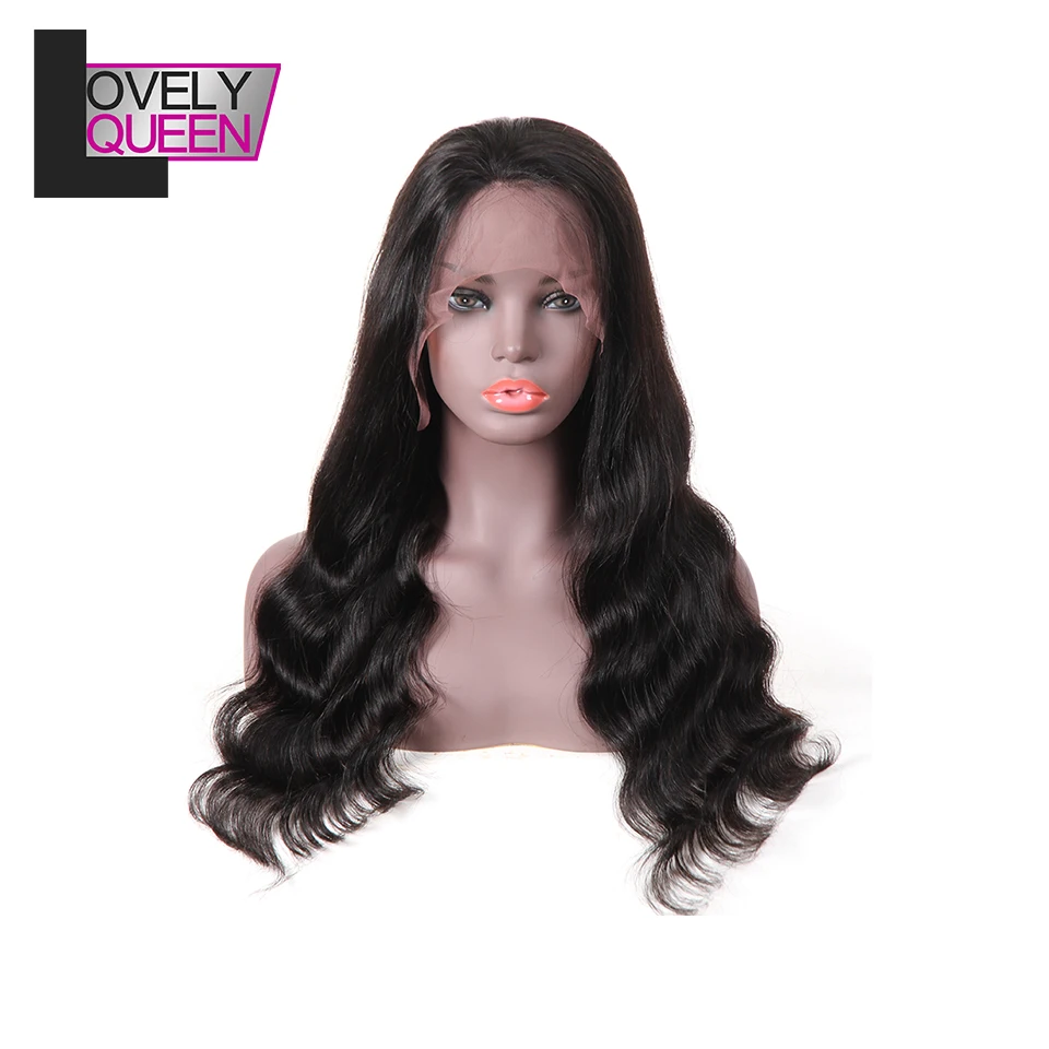Парики из натуральных волос на кружеве волнистые перуанские прямые волосы
