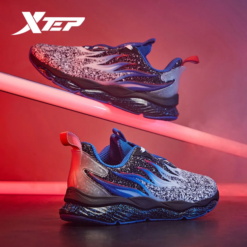 Xtep (Fire Shoe 22) мужские кроссовки для бега осенние спортивные 981419110528|Беговая обувь| |
