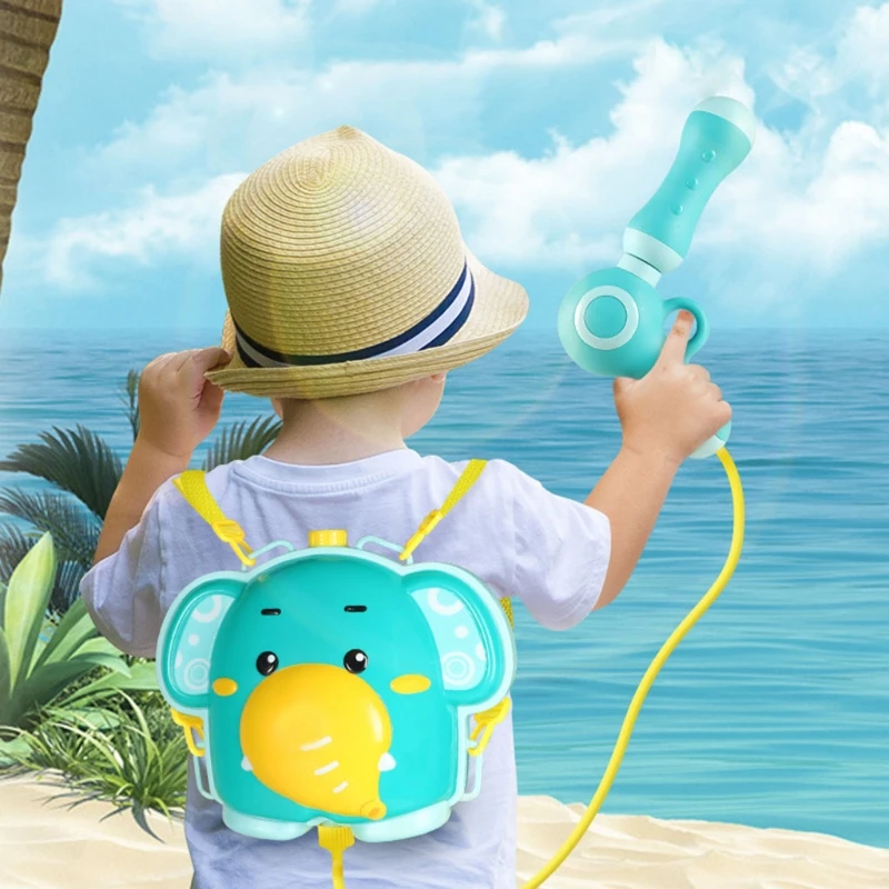 

Summer Children Cute Backpack Squirt Water Toys Beach Bathing Swimming Pool Water Toy Boys Girls Interactive Outdoor Game Kids
