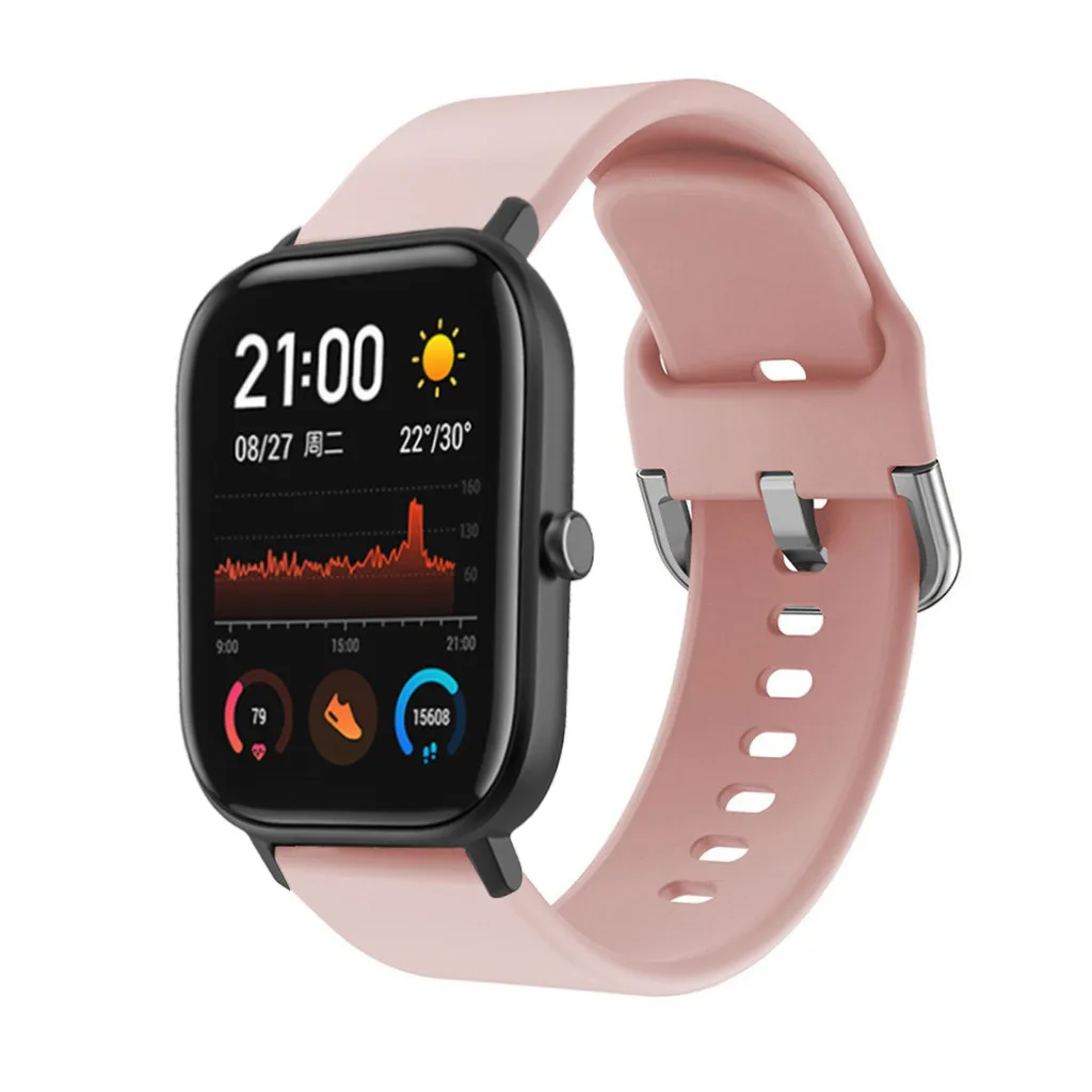 Sport Soft Silicone Replacement Watch Band Wrist Straps for Huami Amazfit GTS Fashion Wristband Smart Accessories | Электроника