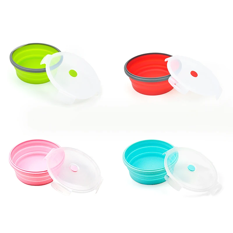 Силиконовый складной контейнер для еды детей и взрослых продуктов миска | Дом сад