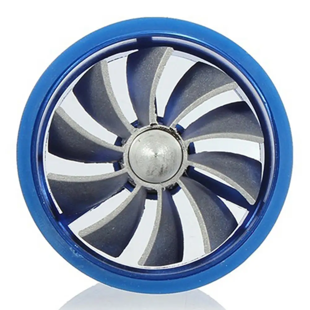 

Universal Fuel Gas Saver Air Filter Intake Single Supercharger Turbine Turbo Fan