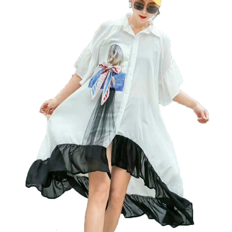 QING MO женское асимметричное платье с открытыми плечами черное белое украшение для