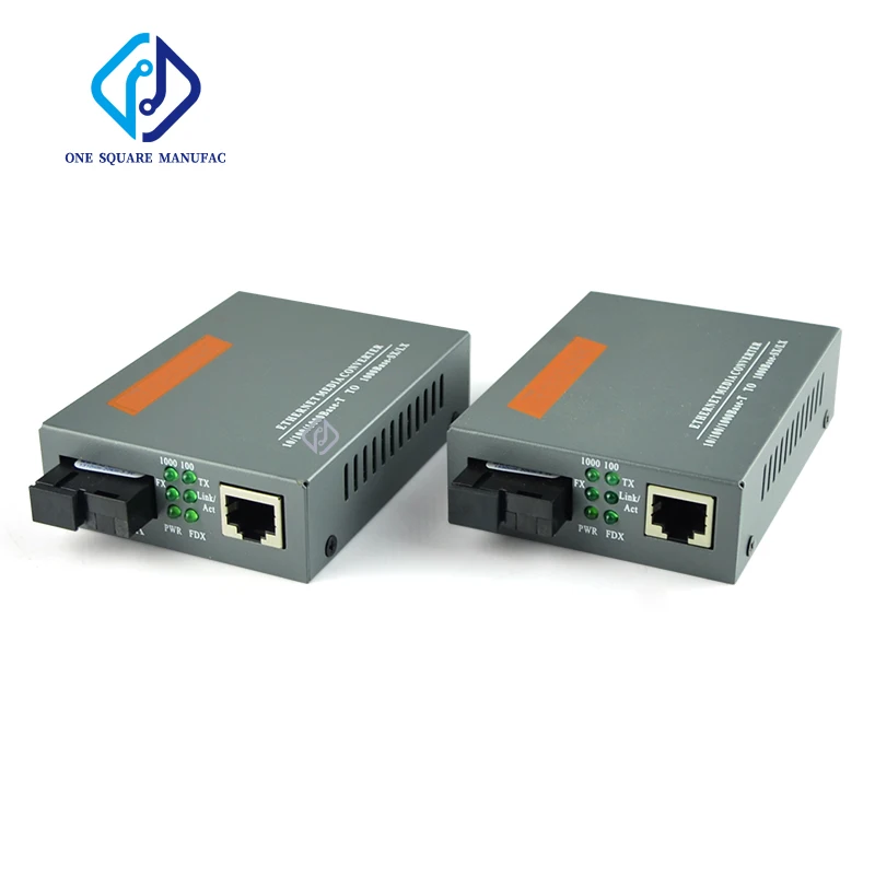 NetLink HTB-GS-03 A/B fiber медиаконвертер 20 км 10/100 Мбит/с SC RJ45 одномодовый порт трансивера