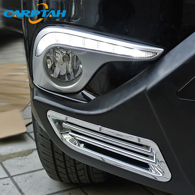 Светодиодный дневной светильник для Toyota Highlander 2012 2013 2014 Водонепроницаемый 12V