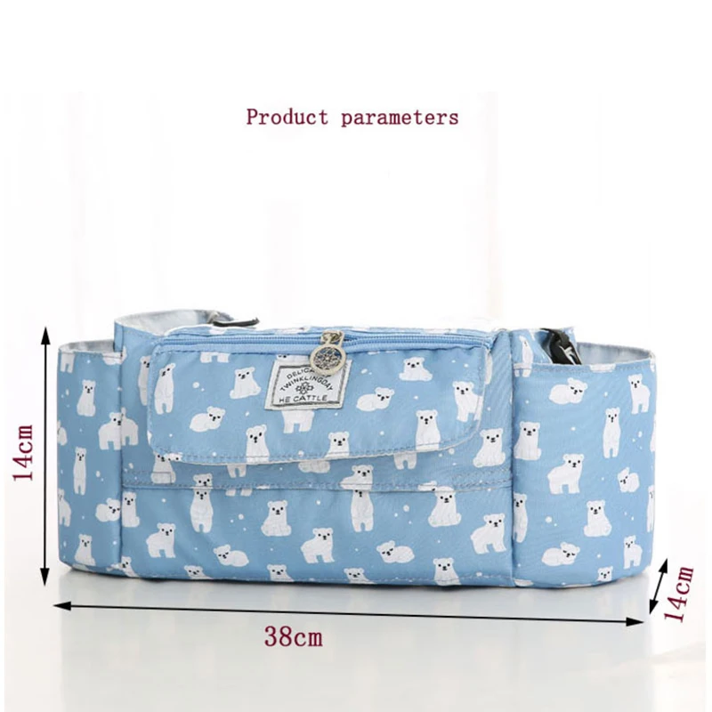 

Multifunctional Mummy Diaper Nappy Bag Baby Stroller Bag Travel Backpack Designer Nursing Bag for Baby Care Cart accessories