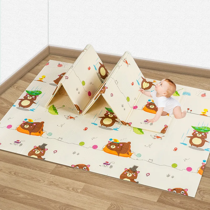 

Baby Foldable Crawling Mat Baby Children's Picnic Mat XPE Climbing Mat Play Blanket Living Room Household Foam Floor Mat