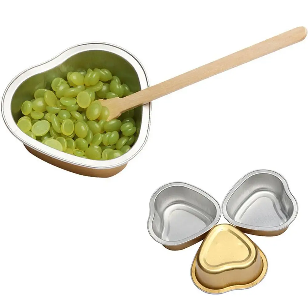 Сердце Форма плавления чаша с воском фильм твердый воск гранулы для удаления