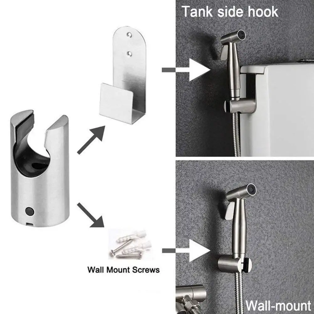 Набор ручных распылителей для унитаза биде из нержавеющей стали ручной