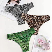 leopard print womens panties low waist seamless breathable womens underwear female silky briefs lenceria sensual mujer