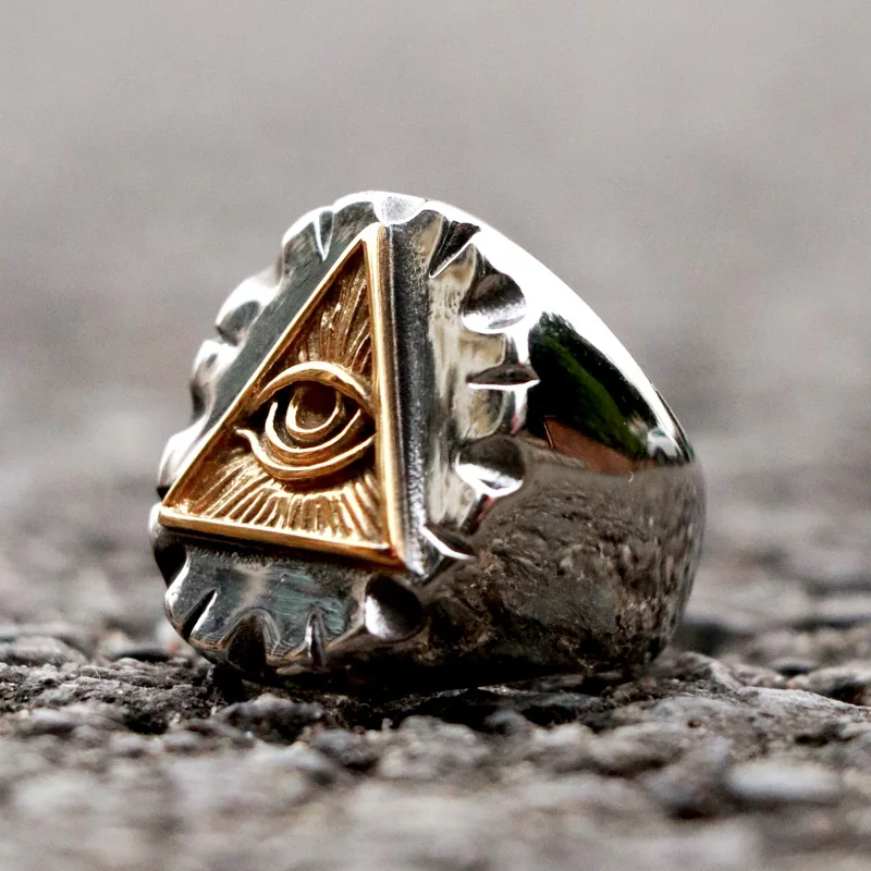 Модные масонские кольца для мужчин тяжелый металл в стиле панк хип хоп из