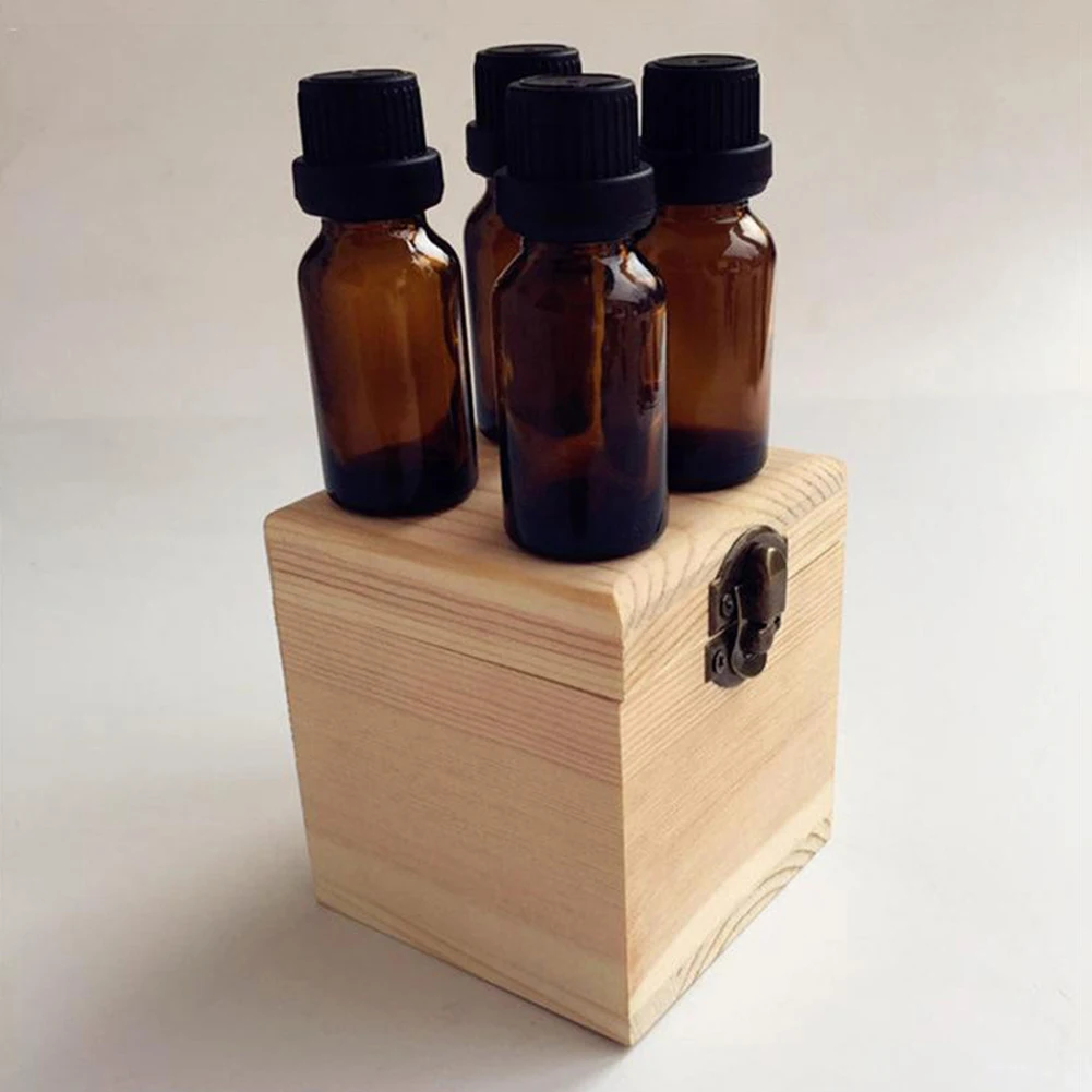 Ящик для хранения эфирных масел 4 отделения | Дом и сад