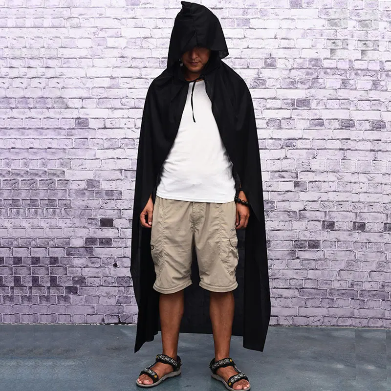 Плащ для Хэллоуина костюмы на Хэллоуин женщин аксессуары Аниме ведьма волшебник