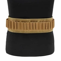 30 round tactical shell bandolier belt military waist belt airsoft hunting 1220ga ammo holder pouch shotgun cartridge belts