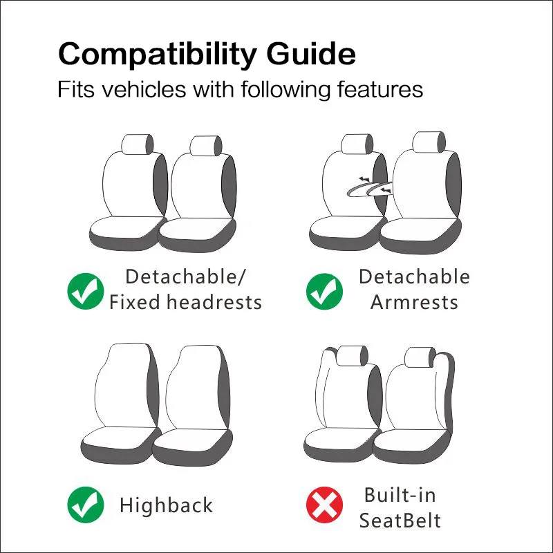 Чехол для переднего сиденья автомобиля AUTOTOUTH защитный комплект Автокресла 1 skoda