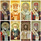 Алмазная мозаика 5D сделай сам, религиозная икона из кристаллов, полное круглое сверло, Набор для вышивки крестиком, алмазная вышивка для дома