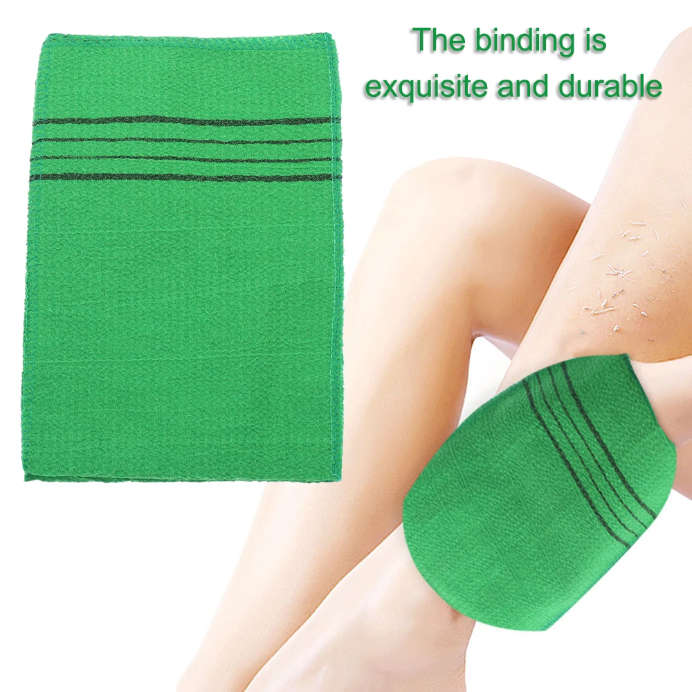 1 шт. двухстороннее полотенце корейское отшелушивающее банное для мытья тела