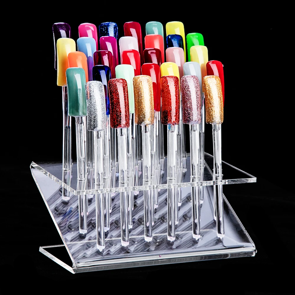 Гель лак для ногтей 18/32/64 цветной дисплей подставка демонстрация полки