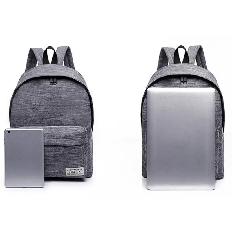 

Fashion Men Women Travel Canvas Backpack Rucksack Camping Hiking School Book Bag