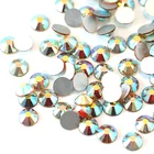 Новый цвет! SS3-SS30, утренний свет, для дизайна ногтей, стразы, стекло для ногтей, стразы, блестящий страз для украшения ногтей H0932