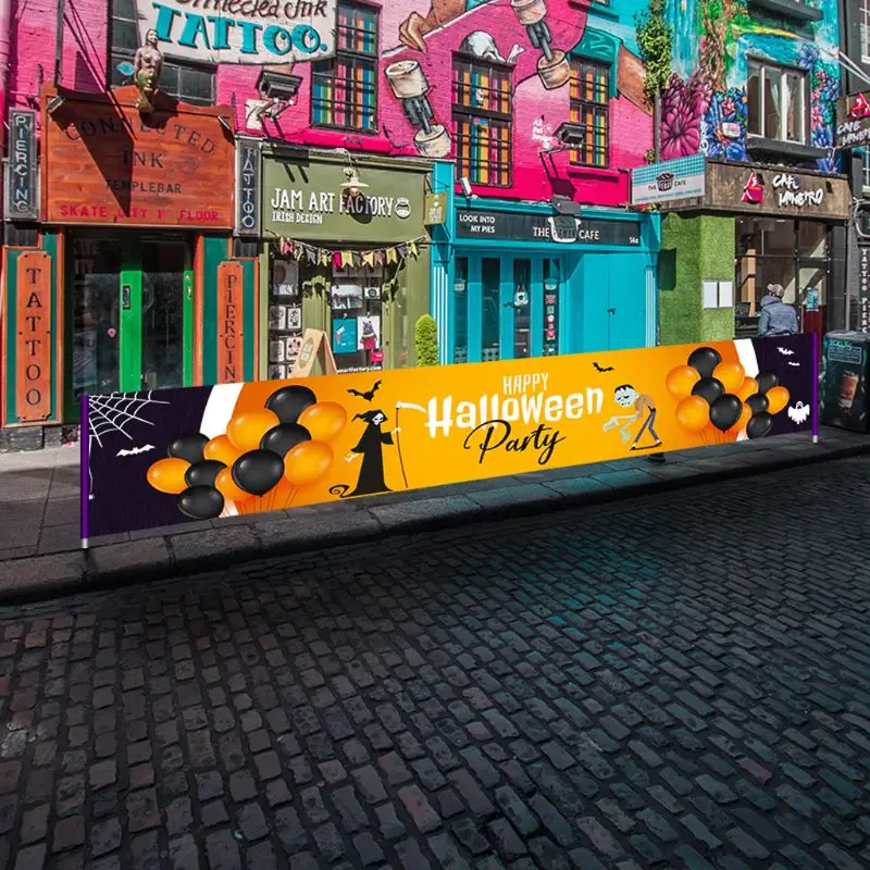 3 м x 50 см Большой Рождество Хэллоуин День рождения Бантинг Флаг для наружного и